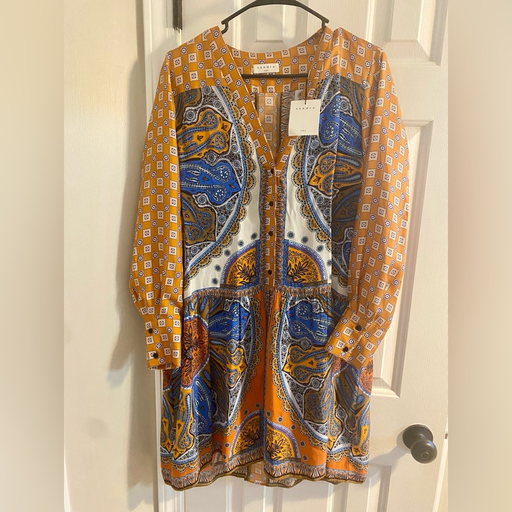 NWT Sandro Paris Shift Dress size 8